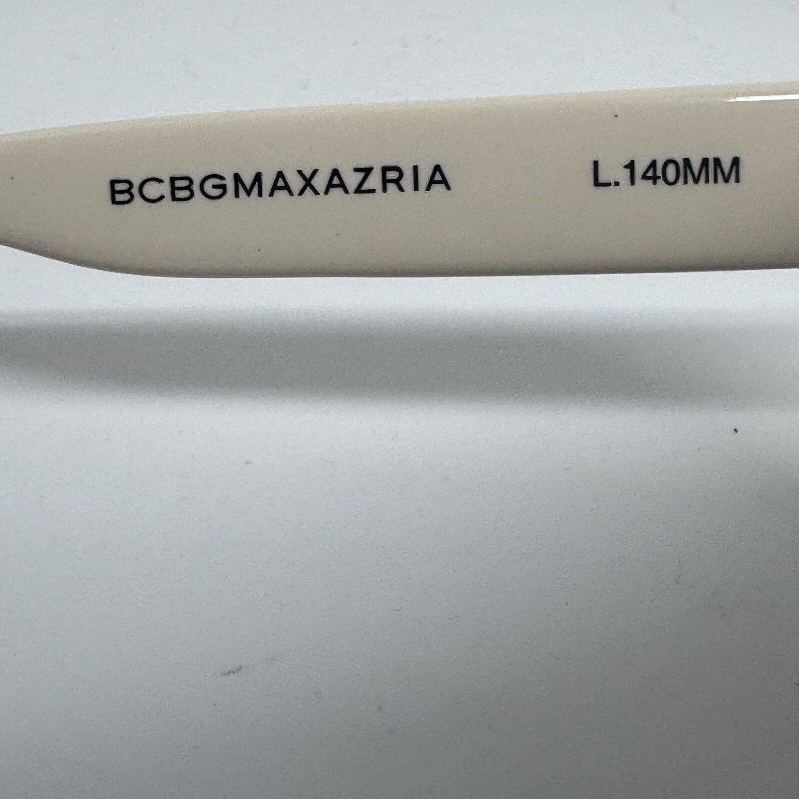 BCBGMAXAZRIA Sunglasses AMAZE IVORY LAMINATE Shiny Square with Green Lens H16601 BCBGMAXAZRIA Sunglasses AMAZE IVORY LAMINATE Shiny Square  main image 3