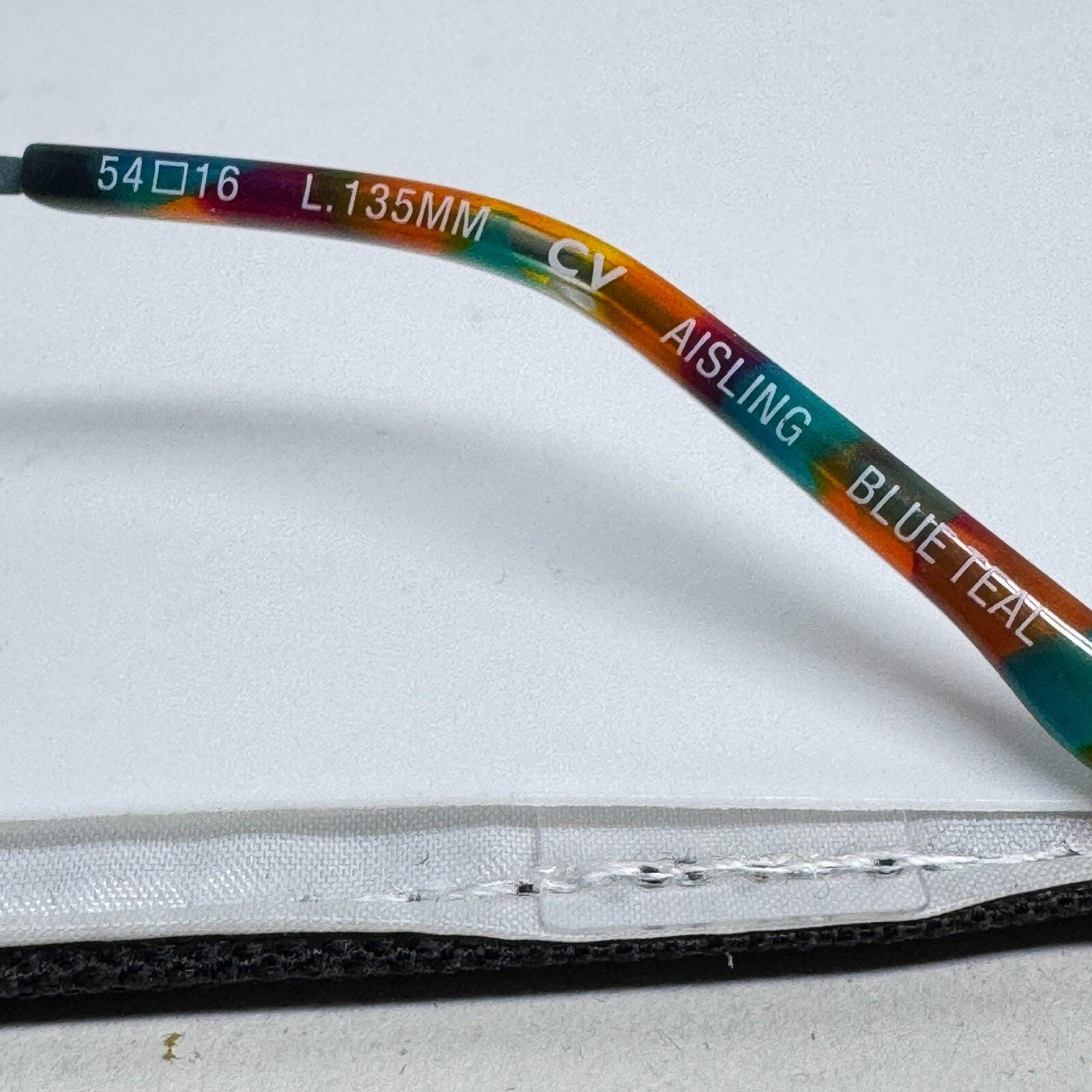 BCBGMAXAZRIA AISLING Blue Teal Eyeglasses Frame 54-16-135mm H17617‎ BCBGMAXAZRIA AISLING Blue Teal Eyeglasses Frame 54-16-135mm  main image 3