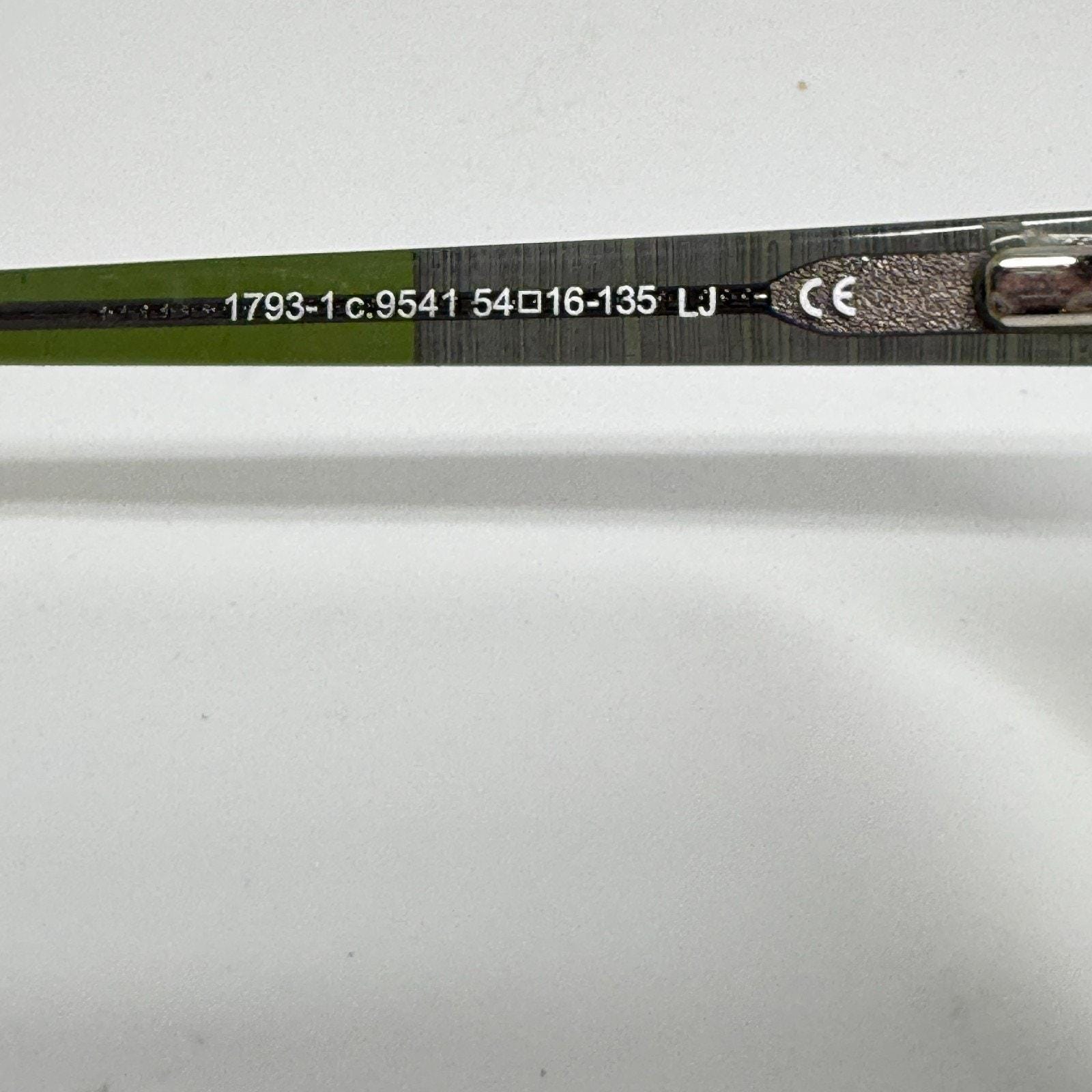 PRODESIGN DENMARK 1793-1 c.9541 Green EYEGLASSES‎ 54-16-140 H18312 Prodesign Denmark Eyeglasses 1793 C.9541 Green&brown  main image 4
