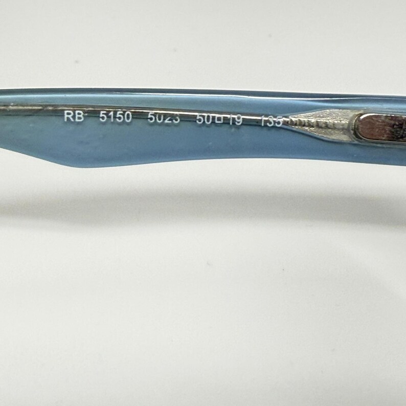 Ray-Ban RB 5150 5023 Tortoise Blue Eyeglass Frames 50-19-135 Mens Womens 21805 image 5