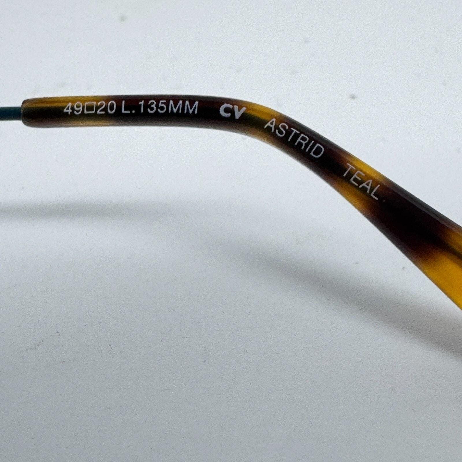 BCBGMAXAZRIA ASTRID‎ Teal Eyeglasses Frame 49-20-135mm H17566 BCBGMAXAZRIA Astrid Teal Eyeglasses Frame 49-20-135mm H13668  main image 4