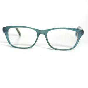 Robert Marc Eyeglasses Teal Tortoise Shell Rectangular Optical Frames 21894