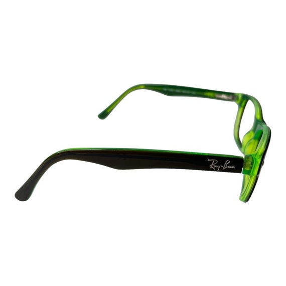 RAY BAN Kids Eyeglasses Frame Black Green RB 1555… - image 4