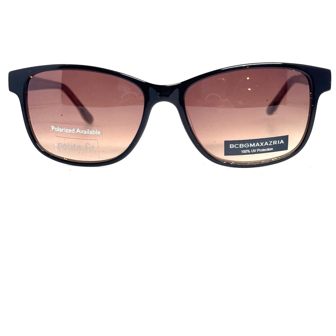 Bcbg Maxazria Petite‎ Entrance Black Laminate Rectangle Sunglasses H16619 Bcbg Maxazria New Entrance Black Laminate Petite Fit  main image 4