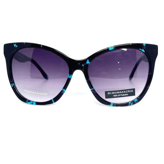BCBGMAXAZRIA Sunglasses Flawless BLACK MULTI Purple Lenses  display picture 1