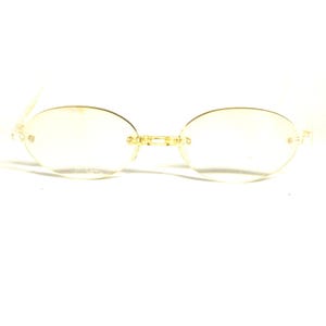 Swissflex Rimless Eyeglasses Clear Oval Frames Swiss Made SFE Eyewear 23248 SWISSFLEX EYEGLASSES RIMLESS SWISS MADE SF 37M k 37M 78M  main image 2