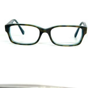 Coach HC 6040 Brooklyn 5116 Dark Tortoise/Teal 52-16 135 Eyeglasses Frames 18548
