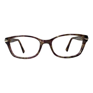 COACH HC6065 5287 Light Brown Rectangle Square Women&#39;s 51 mm Eyeglasses H4771