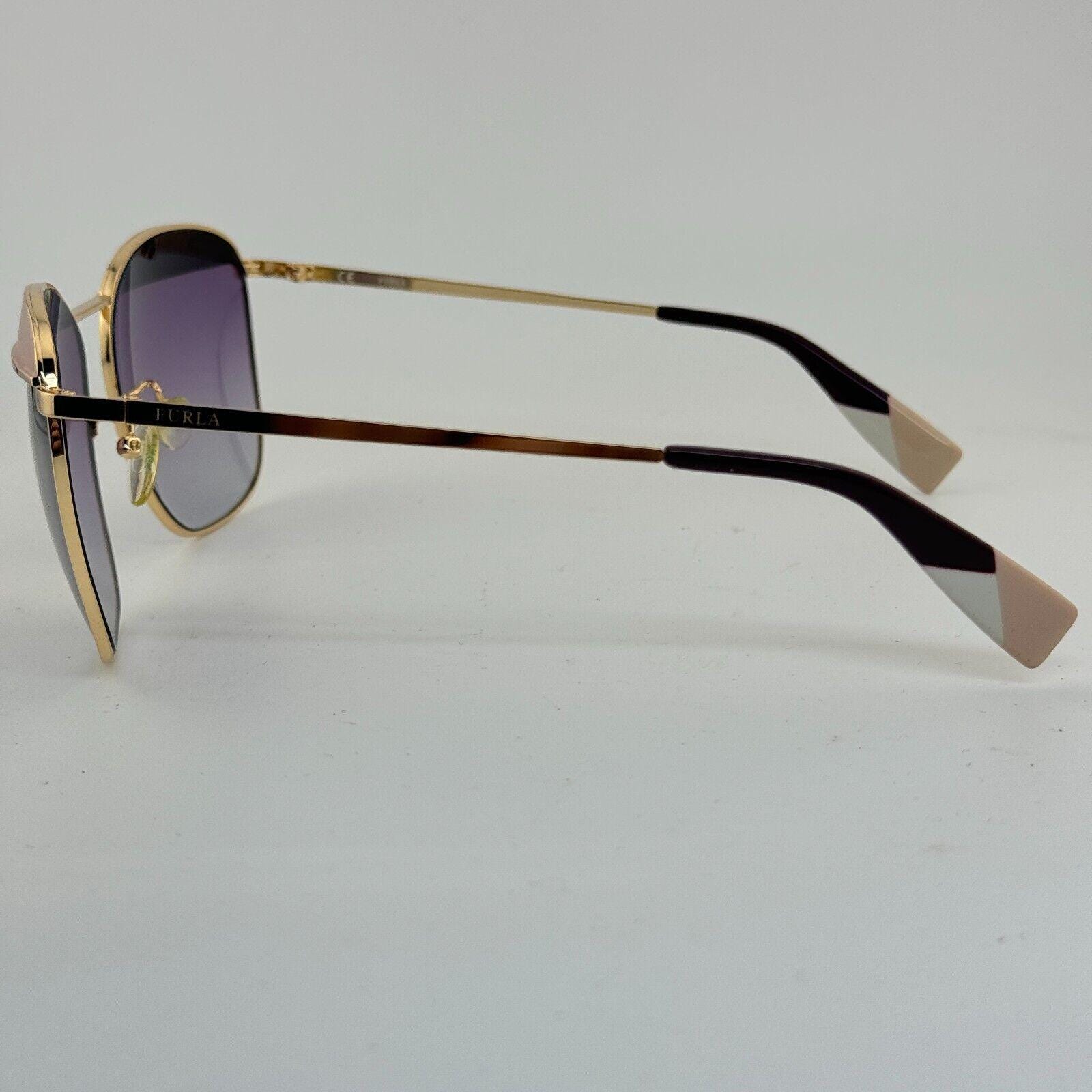 Furla women\'s Gold / Pink Aviator Sunglasses‎ - SFU237 0323 59 H15122 Furla Women main image 2