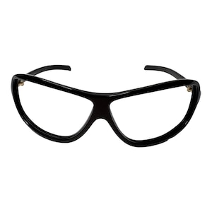 Roberto Cavalli 90s B5 Eyeglasses Frames Black Square Full Rim H3171