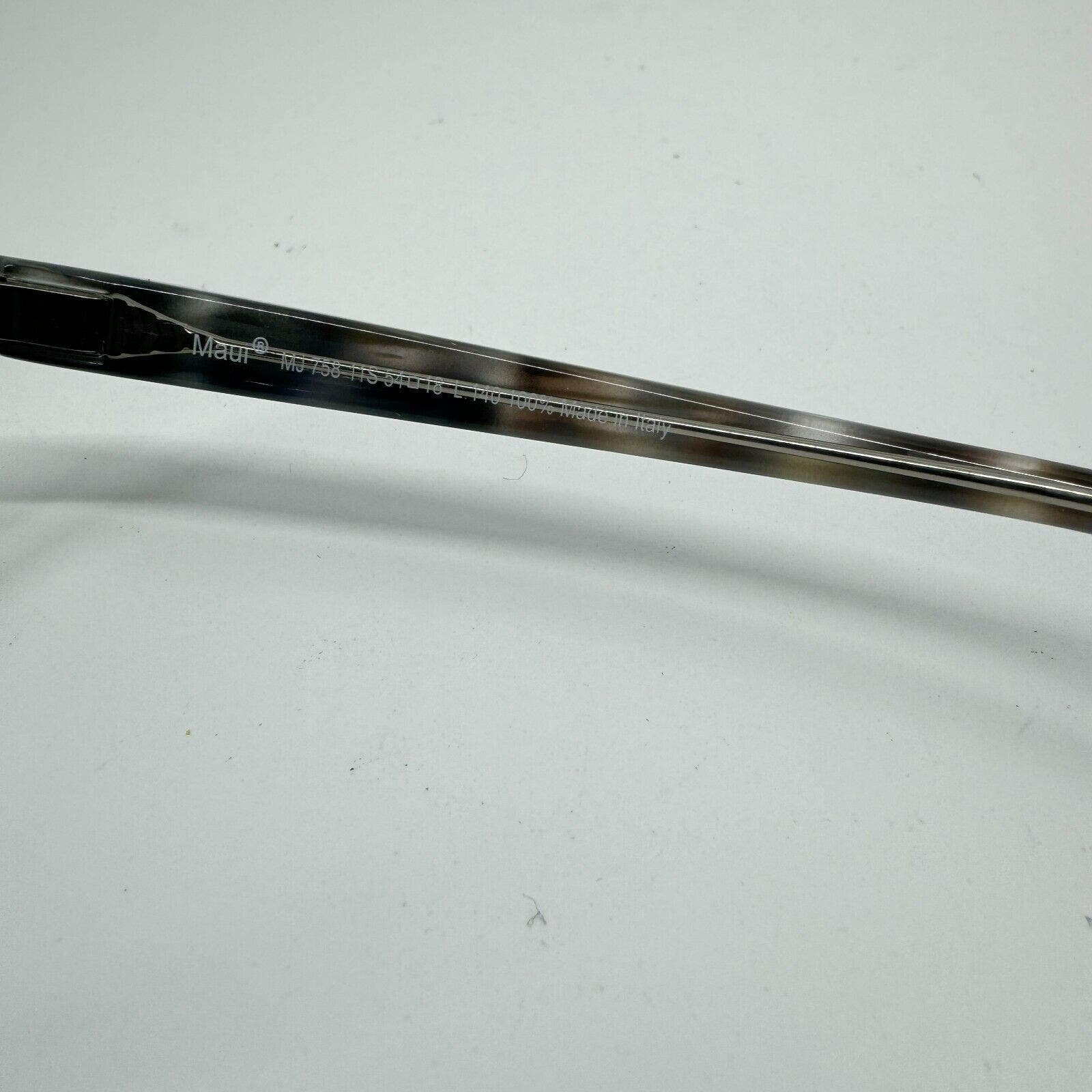 Maui Jim Honi MJ758-11S Sunglasses Gray Cat Eye Frame‎ 54-18-140 Italy H10905 Maui Jim MJ 758-11s Italy Big Mod Eyeglasses Sunglasses  main image 4
