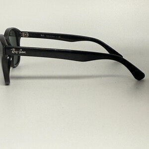 Ray-Ban RB4203 601 Black Round Sunglasses Green Classic G-15 Lenses 51mm Italy image 2
