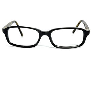 Tourneau T054 Black Tortoise Rectangular Eyeglasses Frames 52-16-140
