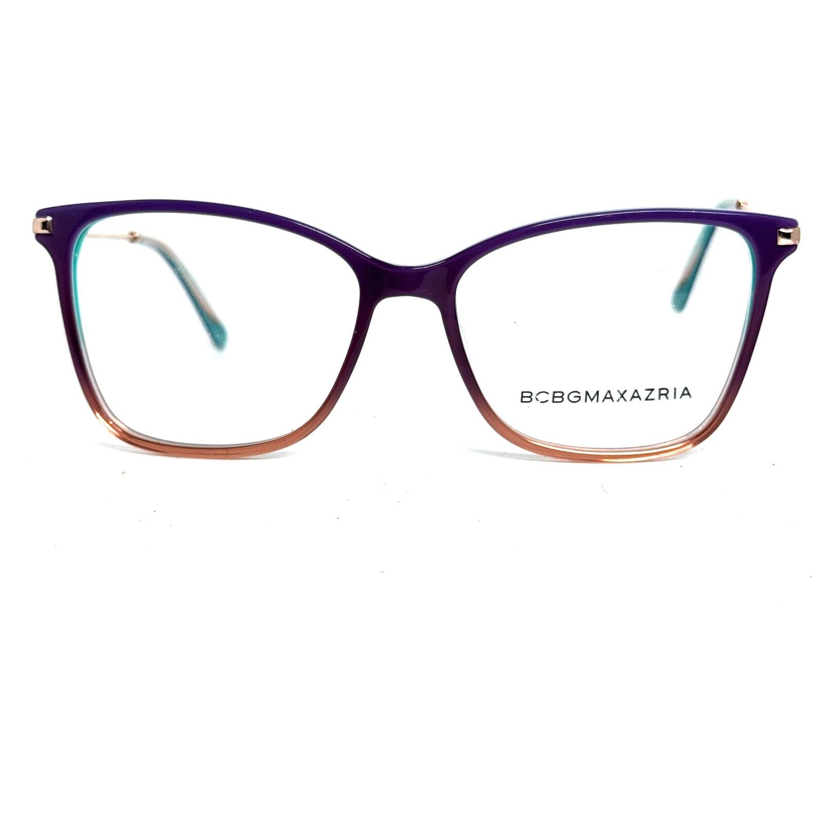 BCBGMAXAZRIA Eyeglasses Frames Fleur Purple Fade Round 53-16 