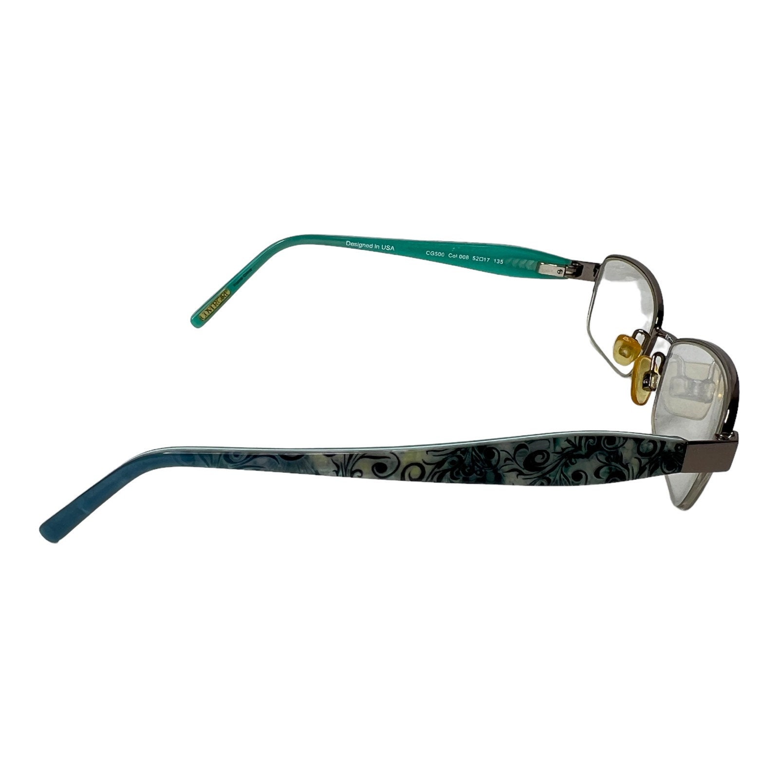 カバーガール 眼鏡フレーム CG500 008 52-17-135 ガンメタルブルー