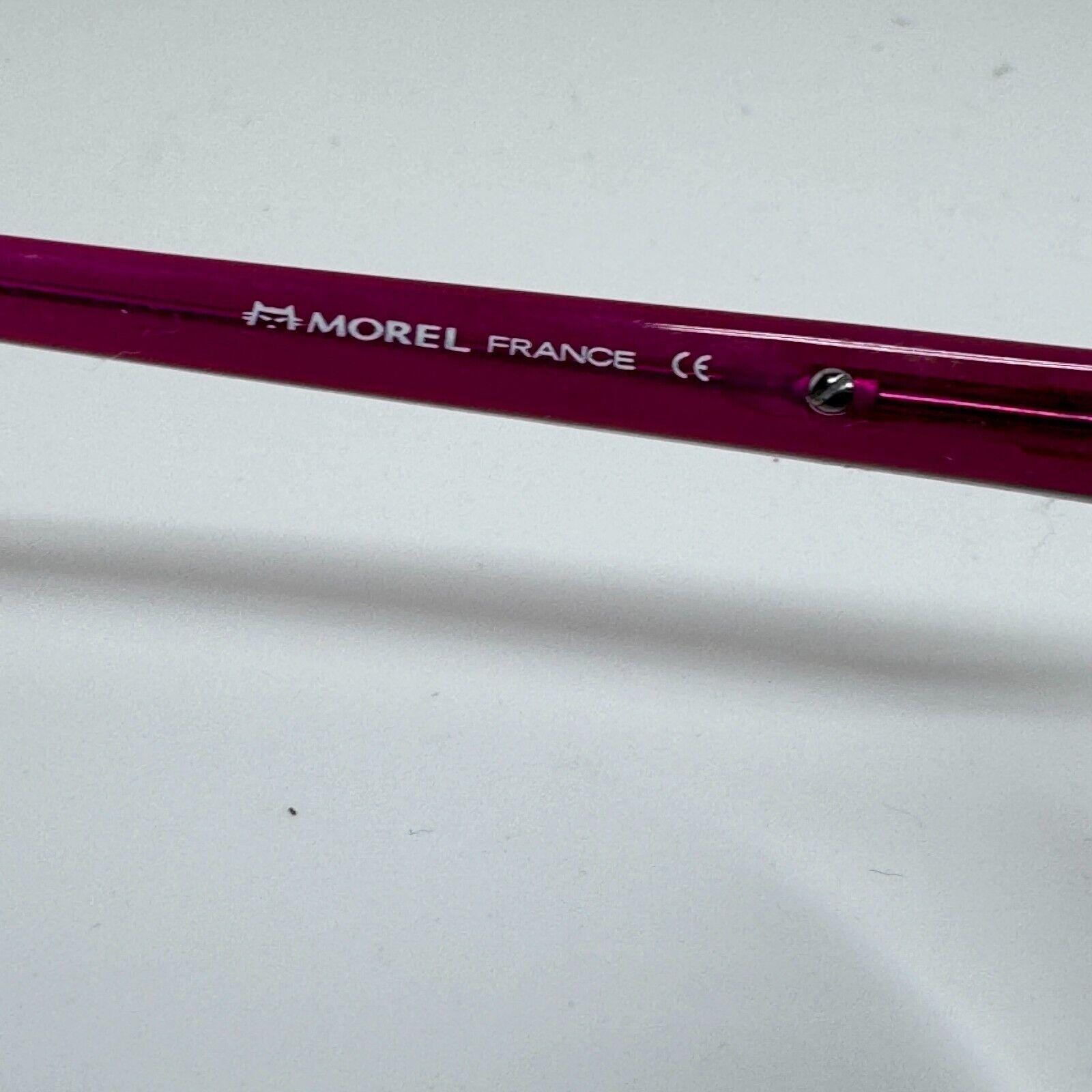Morel Nomad Eyeglass Frames‎ 2884N Purple Gray France 54-15-135 H14025 Morel - Nomad 3045n Eyeglasses for Women – ModaFrames main image 4