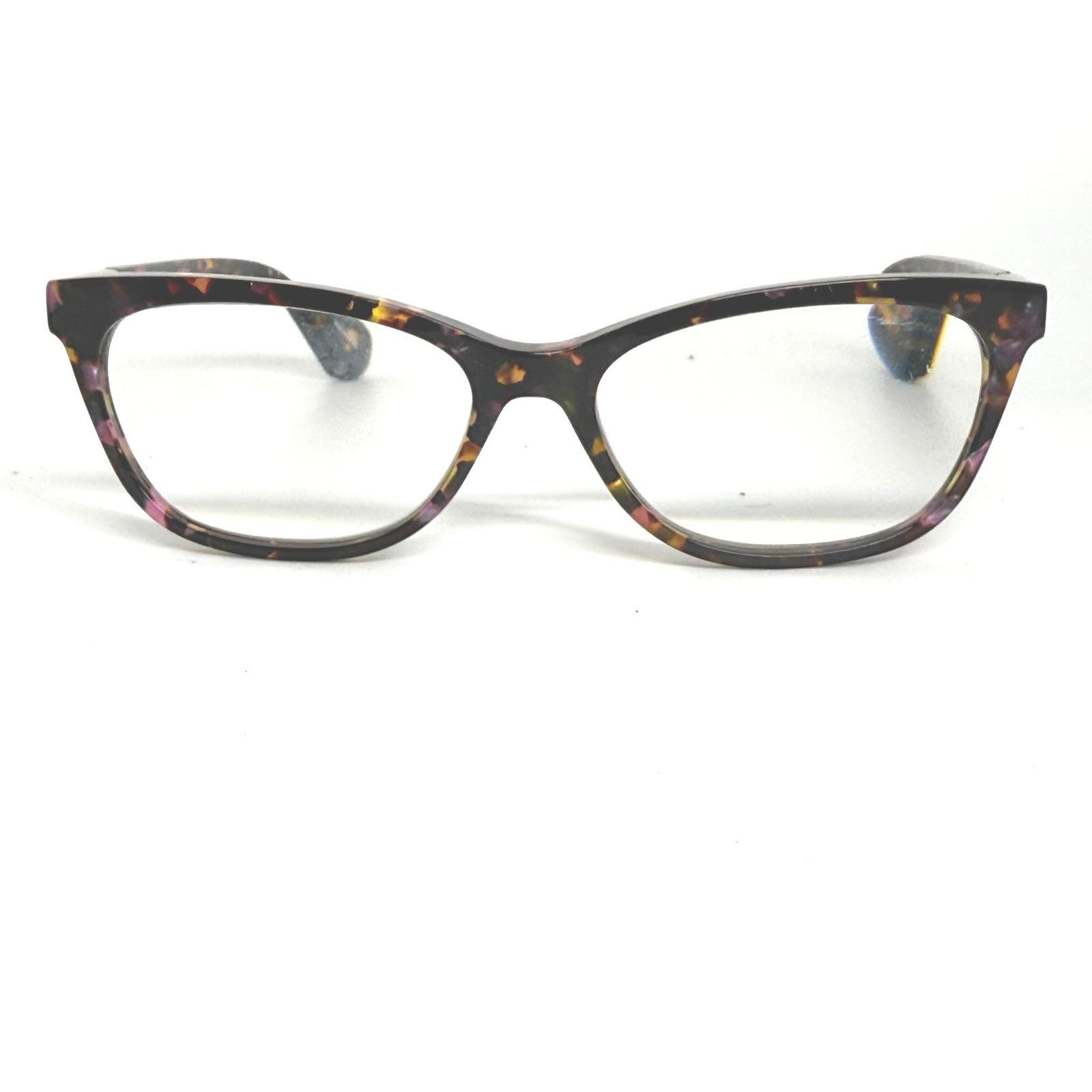 Kate Spade Amelinda HT8 Tortoise Pink Yellow Cat Eye Eyeglasses Frames 52-15-140 Kate Spade New York Amelinda HT8 140 Eyeglasses Frames Pink  main image 4