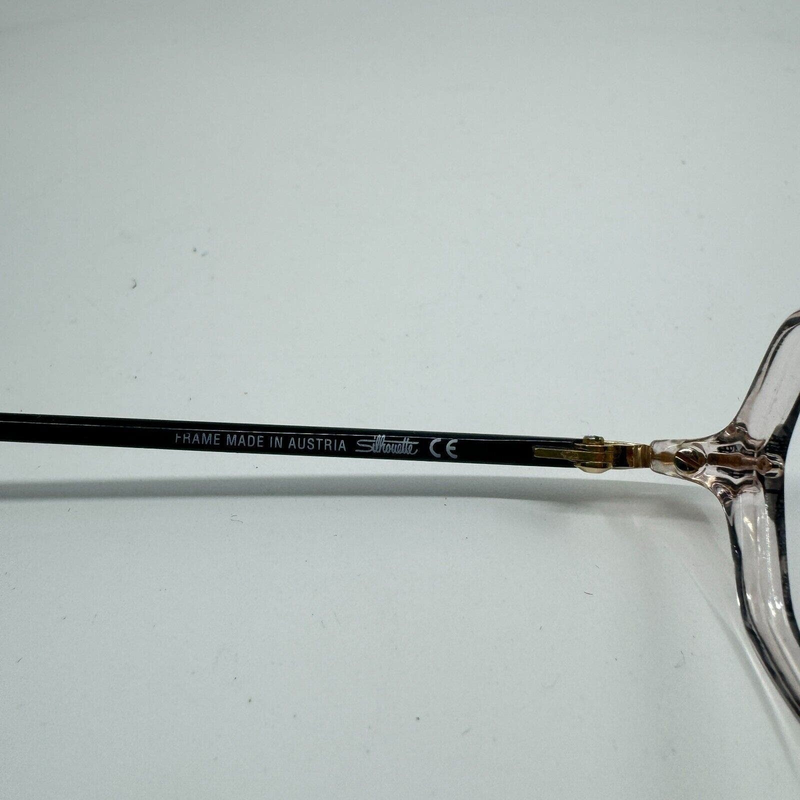 Silhouette SPX M 1899 /25 C 6058 Clear Black Gold Eyeglasses  display picture 1