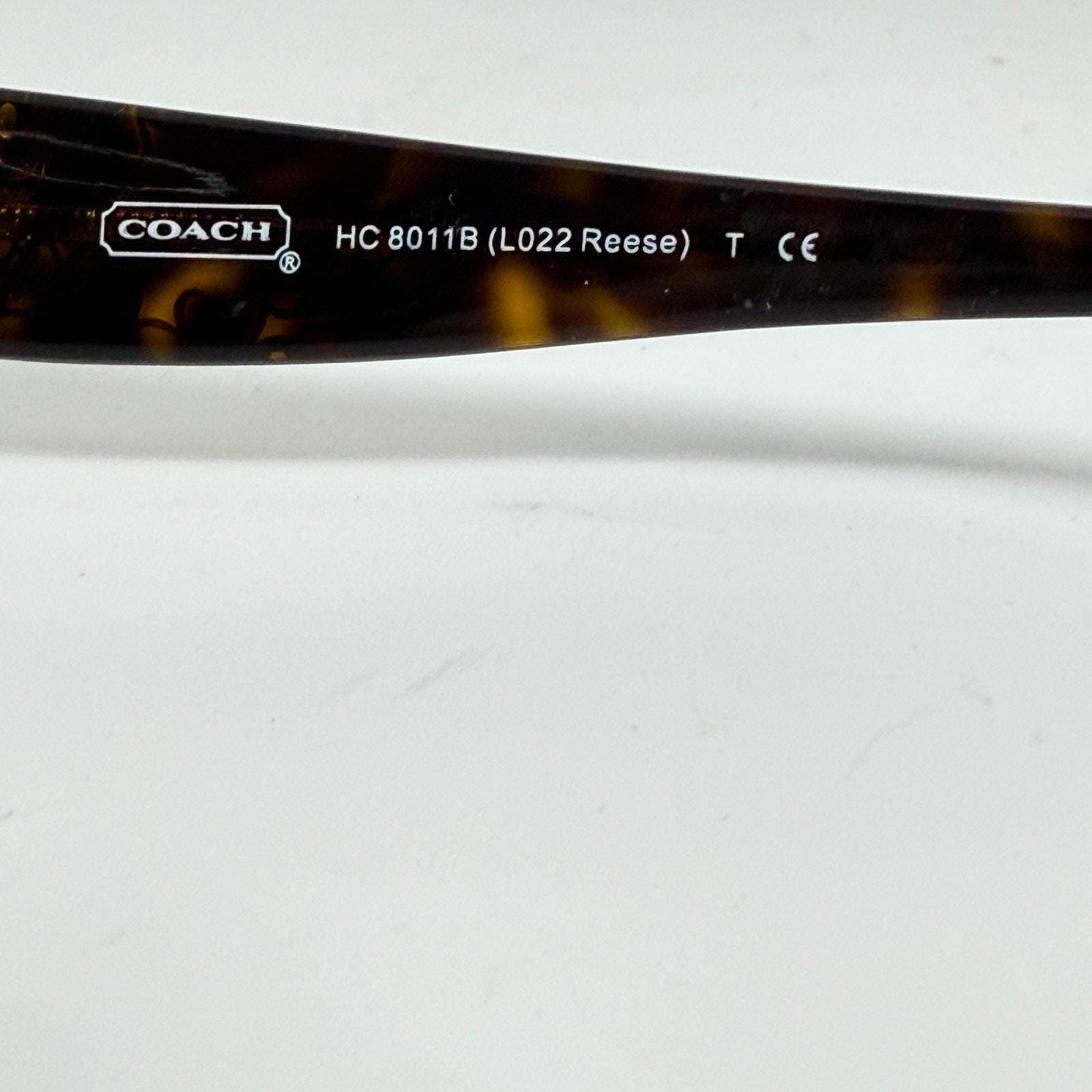 Coach HC‎ 8011B(L022 Reese) 5002/11(Black) 57-15-135 2N Sunglasses Frame H18564 COACH Sunglasses Frames 5002/11 HC8011B L022 Reese 57-15-135  main image 2