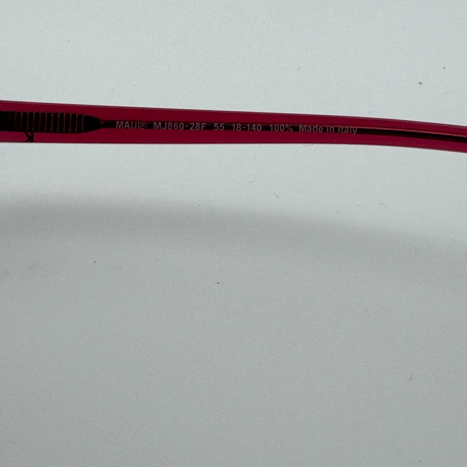 MAUI JIM MJ860-28F Little Bell Pink Plastic Square Women display picture 2