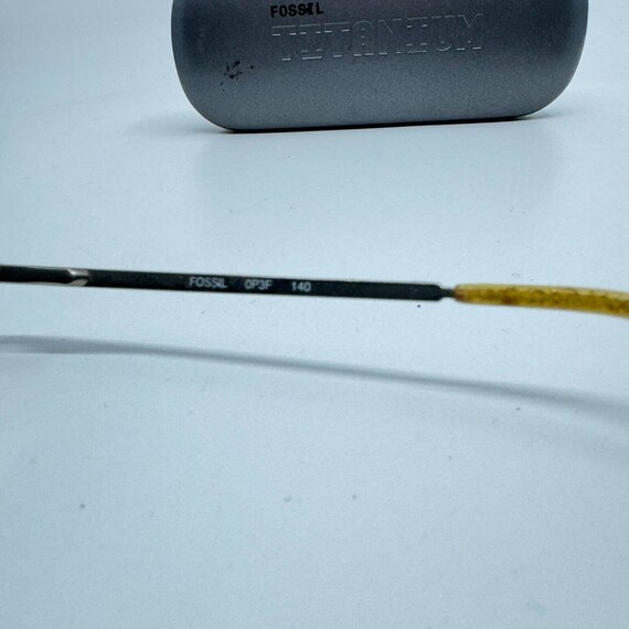 Fossil Titanium Eyeglasses Frames with Case Round… - image 6