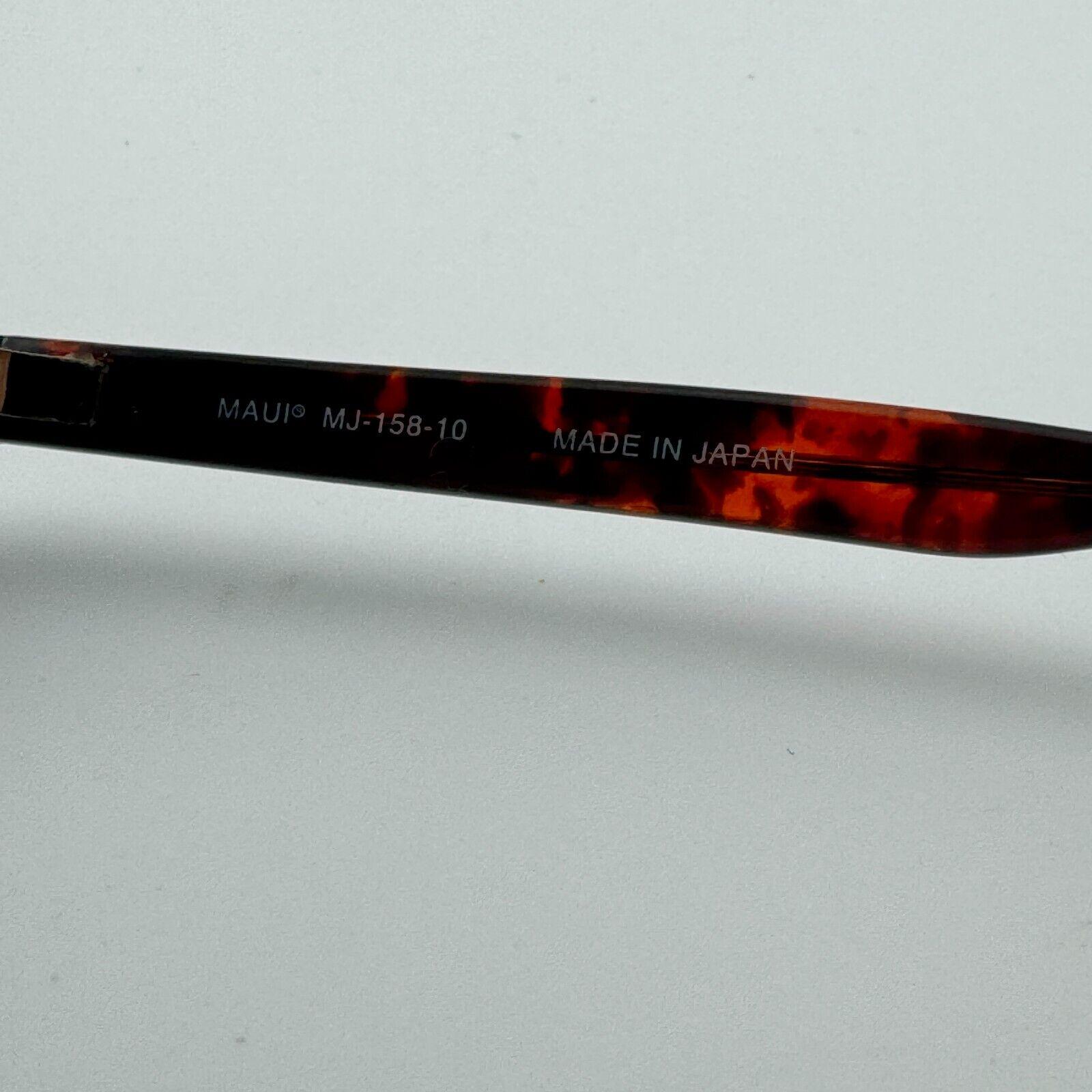 Maui Jim vintage North Shore MJ-158-10 Tortoise Brown Oval Sunglasses Japan Made Maui Jim Maui Jim vintage North Shore MJ-158-10 Tortoise Brown main image 4