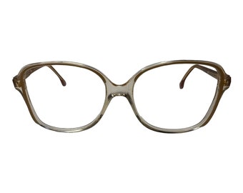Cristelle Eyeglasses Frame Yellow Clear Square Full Rim CR01 H3565