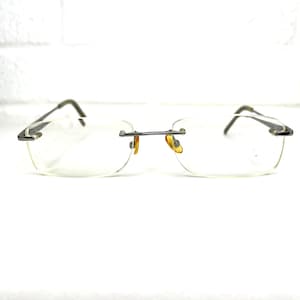 CARRERA CA 7302 Lunettes Taille 50-19 Argent Sans Monture Homme H6313