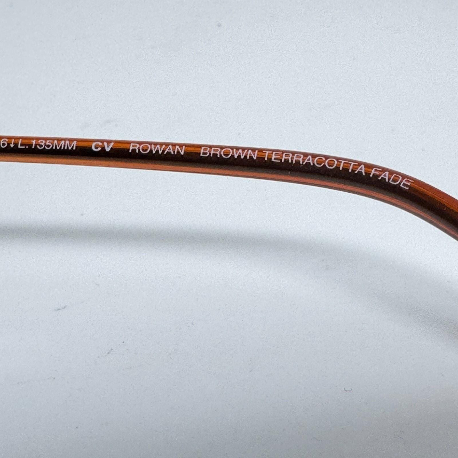 BCBGMAXAZRIA Rowan Eyeglasses Brown Terracotta Fade Frames 54-16-135 CV BCBGMAXAZRIA Rowan Brown Fade Eyeglasses Frame 54-16-135mm  main image 3