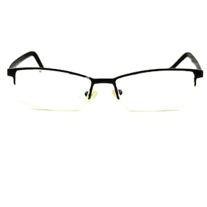 Ogi Eyeglasses Frame R71 TS009 52-16-140 Black Half Rim H13237