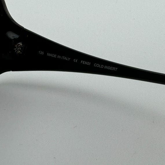 Fendi Cold Insert Sunglasses Frames Butterfly Bla… - image 6