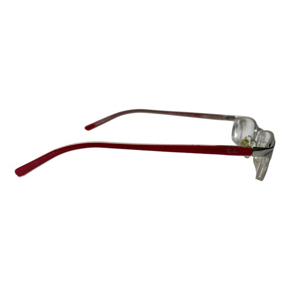 Ray-Ban RB6066 2541 Eyeglasses Frames Red Rectang… - image 4