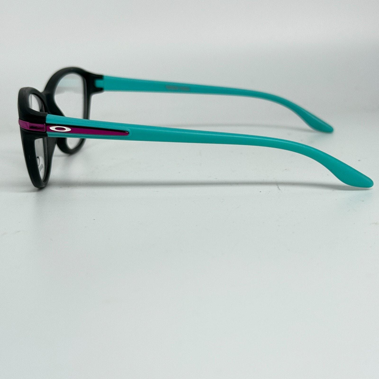 Oakley Oy8008 0146 Satin Black Authentic Eyeglasses 48-14-122 Oakley Junior Eyeglasses OY3002-0148 Steel Plate XS Satin  main image 2