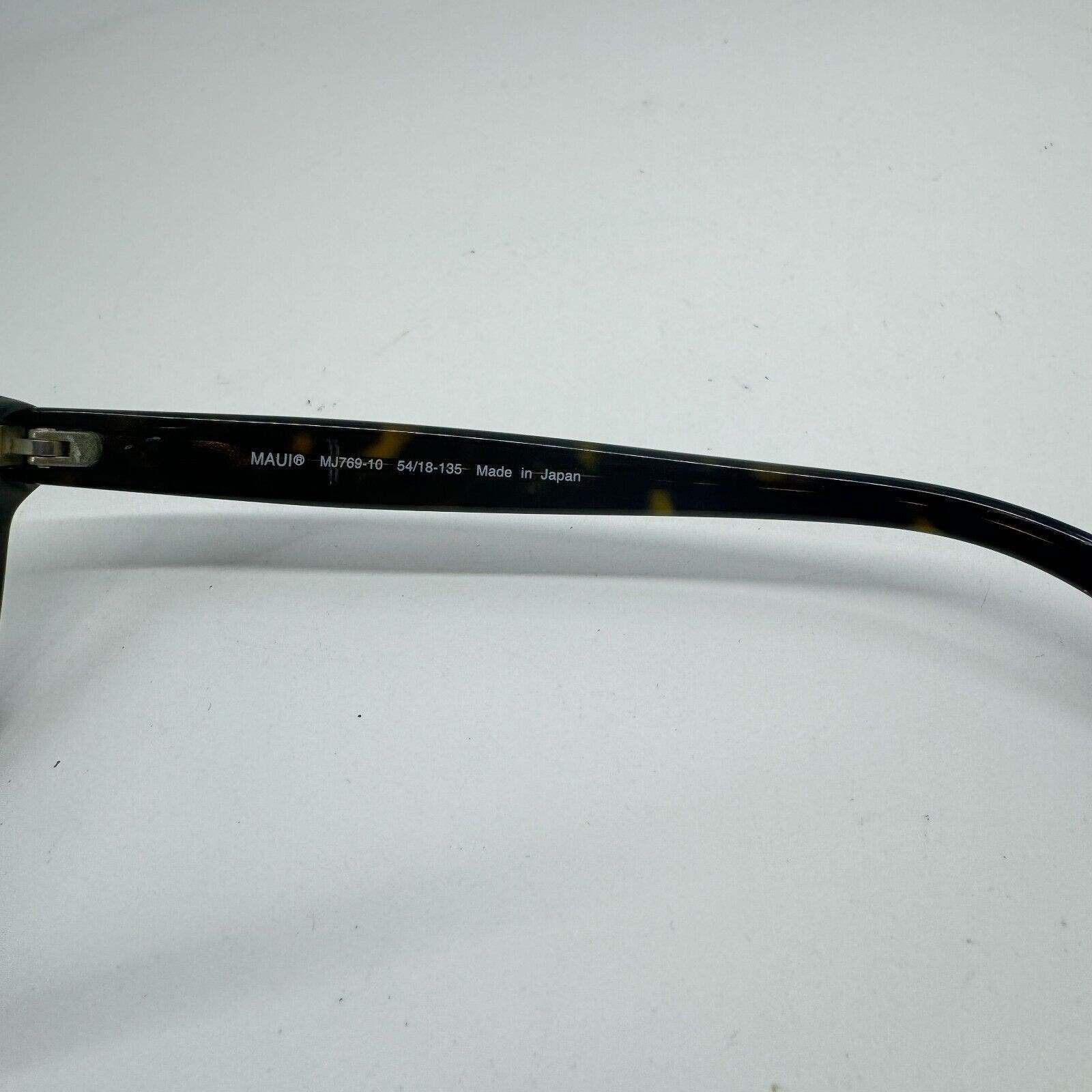 Maui Jim Italy CANNA MJ769-10 54-18-135 Tortoise Plastic Sunglasses Frame H11278 Maui Jim Sunglasses Frame MJ769-10 CANNA 54-18-135 Tortoise  main image 2