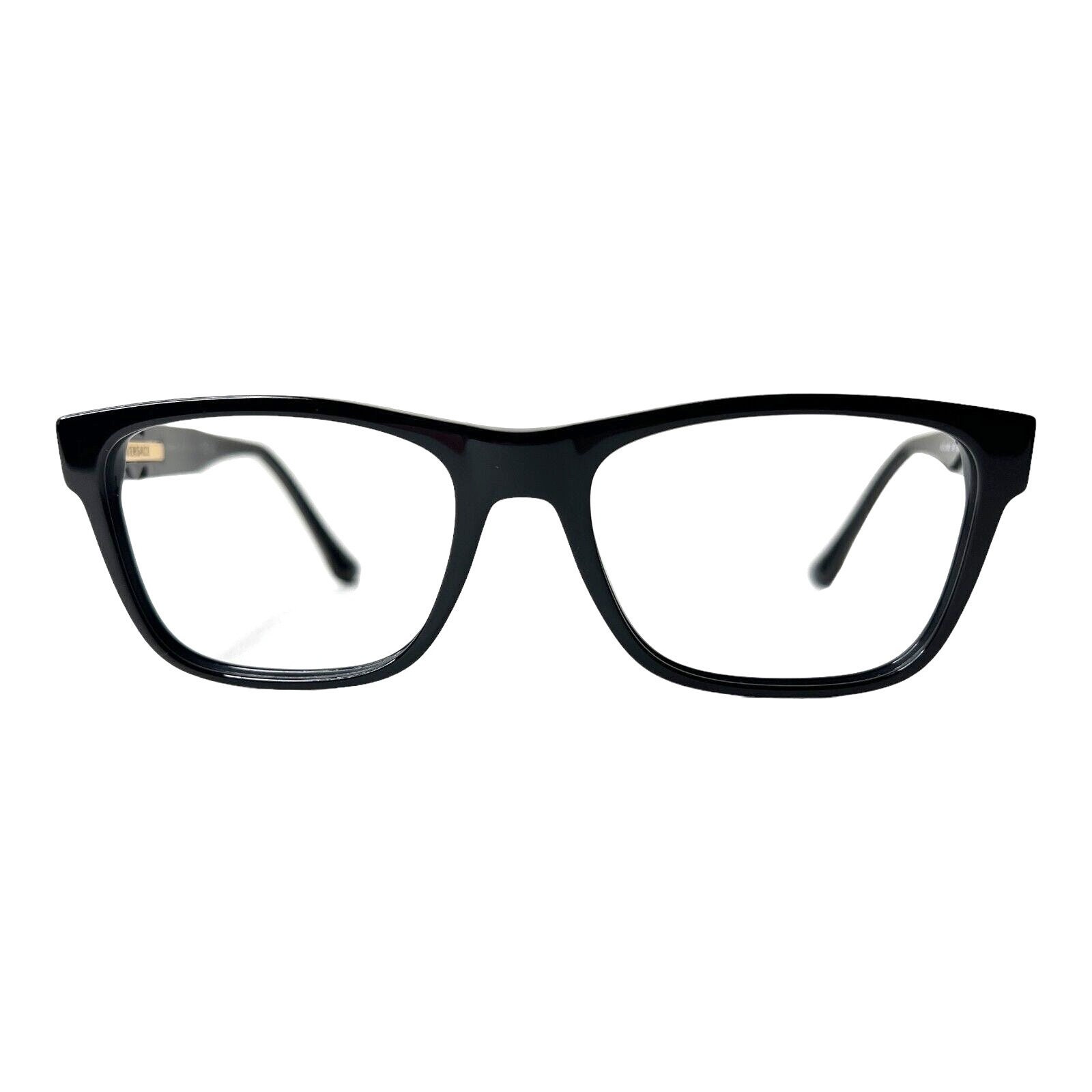 Versace MOD. 3303 GB1 Black Gold Eyeglasses Frames 55-18-140 H4897