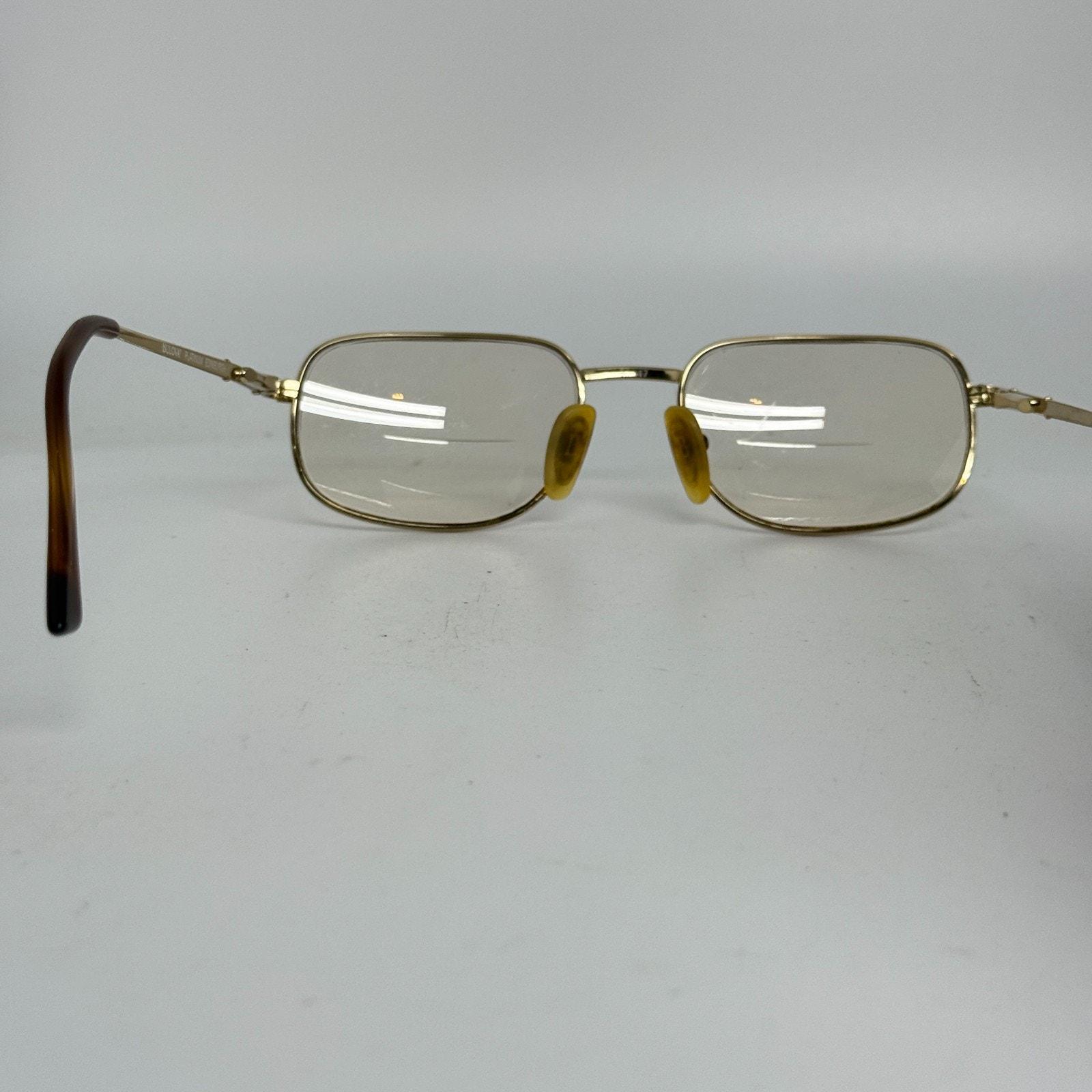 Bulova Platinum Edinburgh Eyeglasses Gold Square Frame 53-17  display picture 1