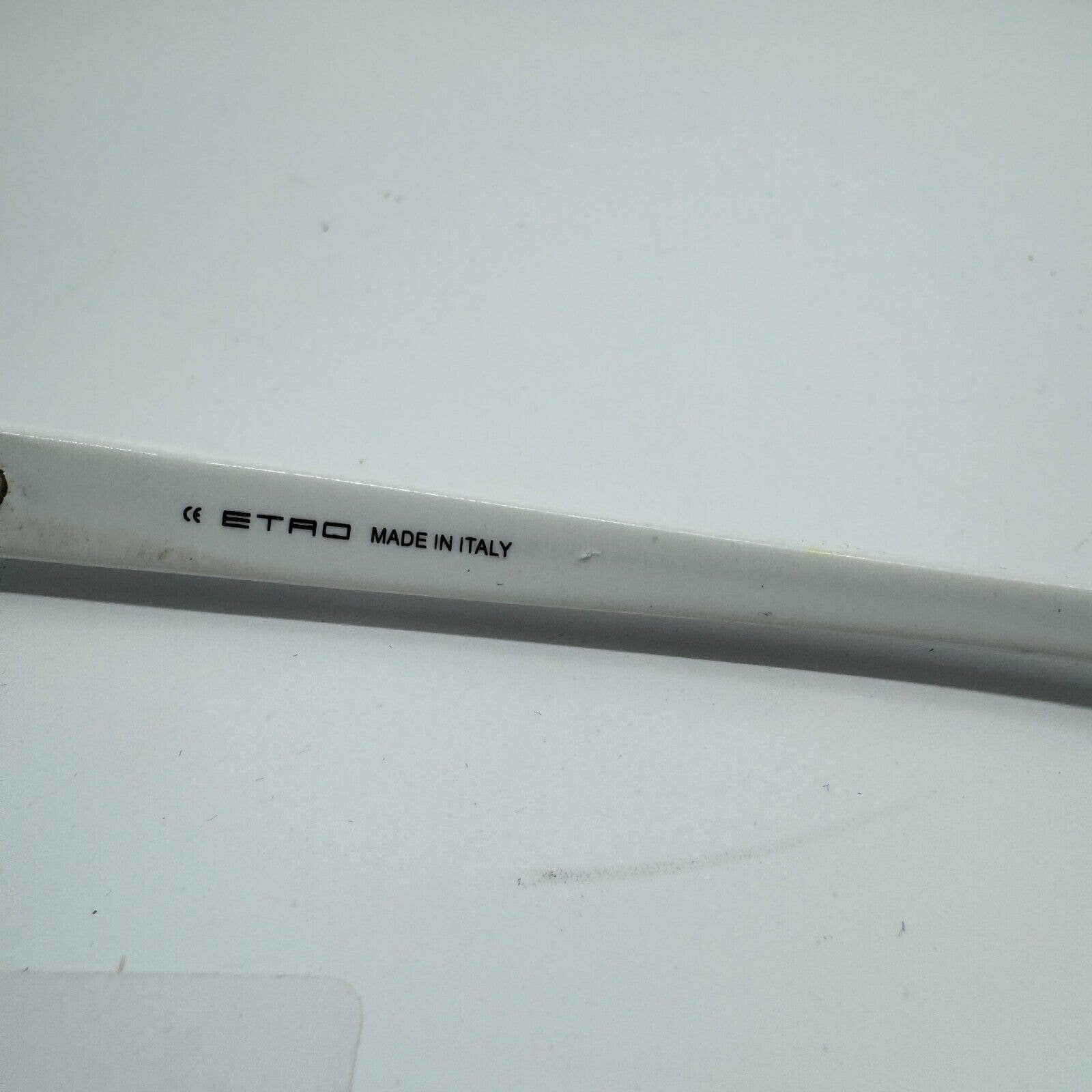 ETRO VE 9855 Black White Rectangular Frames Eyeglasses H9995  display picture 2