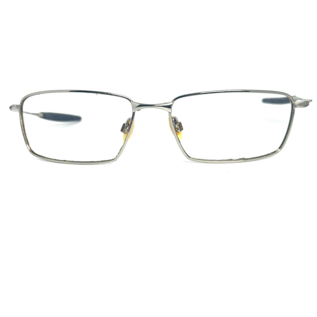 Oakley Metal Eyeglasses Unknown Model Number Pewter Frames 61-18