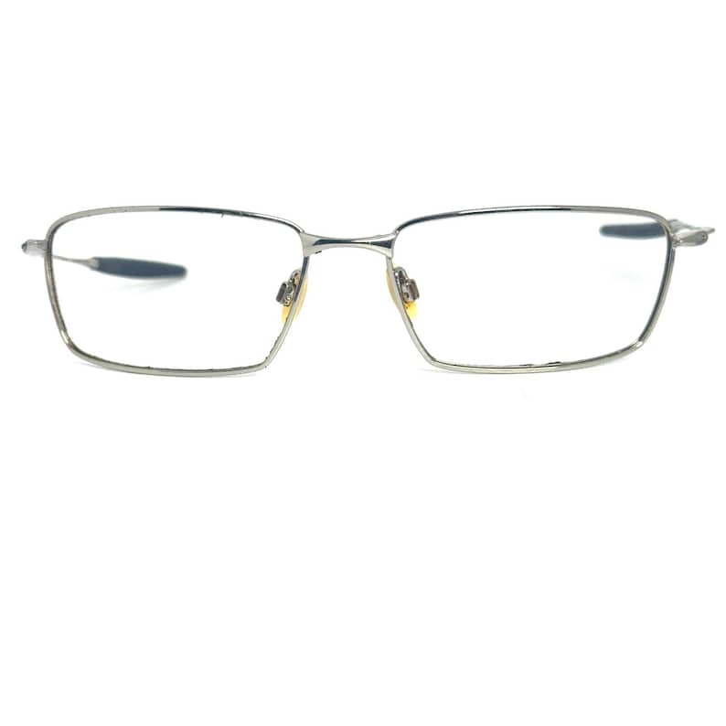 Oakley Metal Eyeglasses unknown model number Pewter Frames 61-18 H17328 image 1