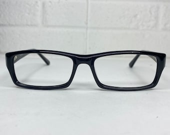 eddie bauer Eyeglass Frame 8297 55/16/140 Black Spring Hinge H1657