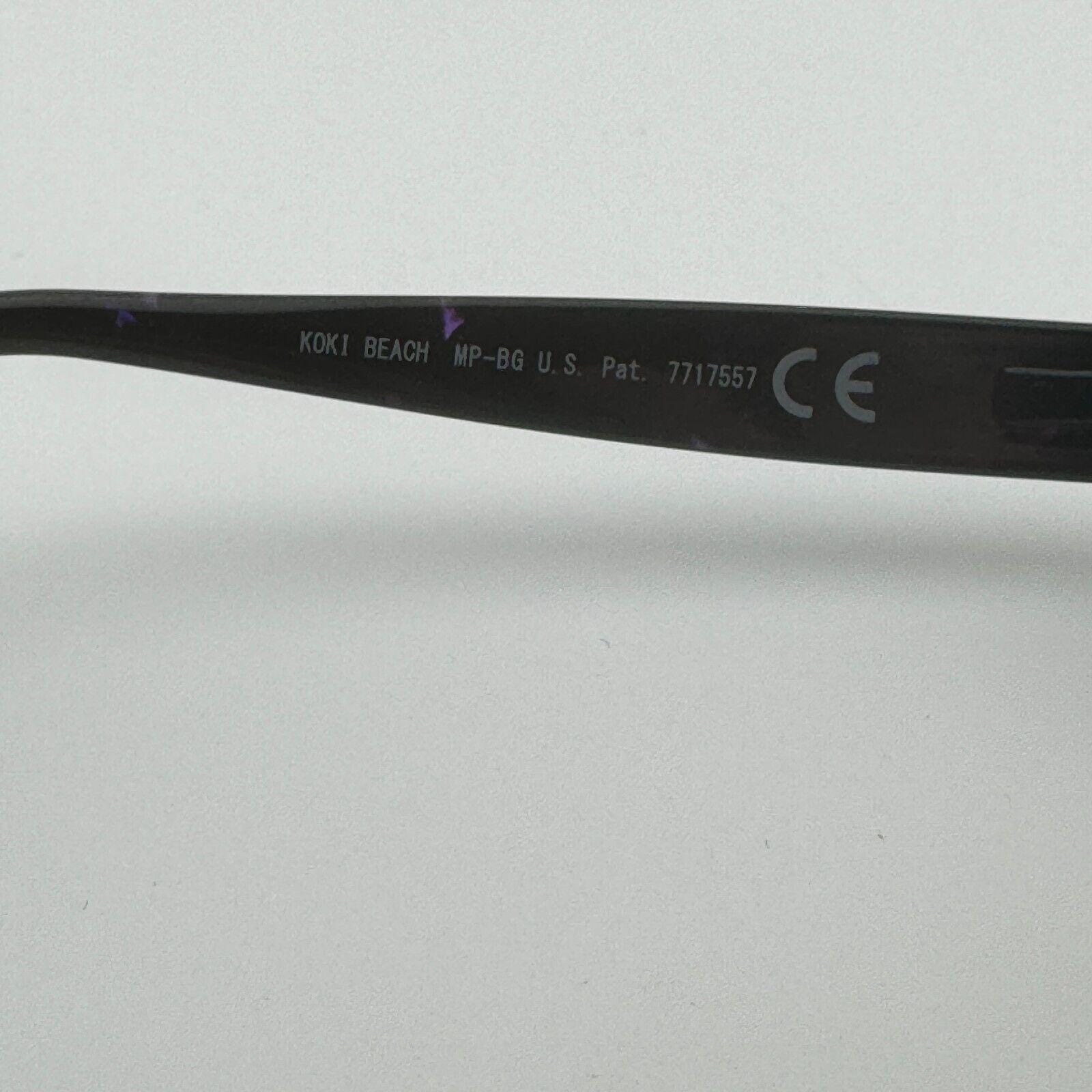 Maui Jim Japan KOKI BEACH MJ433-28T 56-16-130 Purple Sunglasses Frame‎ H12856 Maui Jim Koki Beach MJ433N-28T Black Purple Sunglasses  main image 2