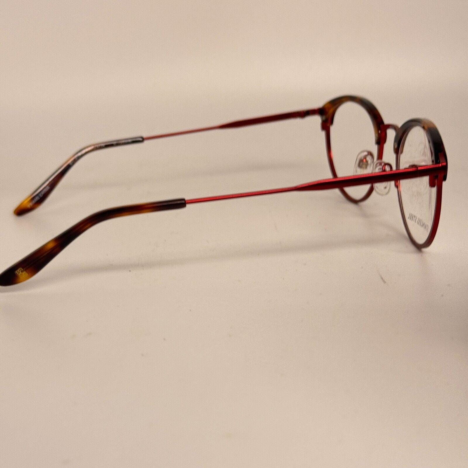 BCBGMAXAZRIA Astrid Wine Tortoiseshell Round Metal Eyeglasses Frames 49 20‎ 135 NEW BCBGMAXAZRIA ASTRID Wine EYEGLASSES FRAME 49-20-135mm  main image 3