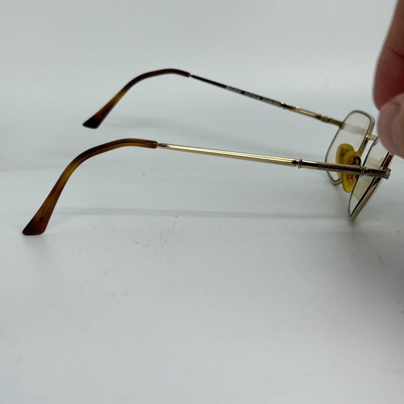 Bulova Platinum Edinburgh Eyeglasses Gold Square Frame 53-17  display picture 2