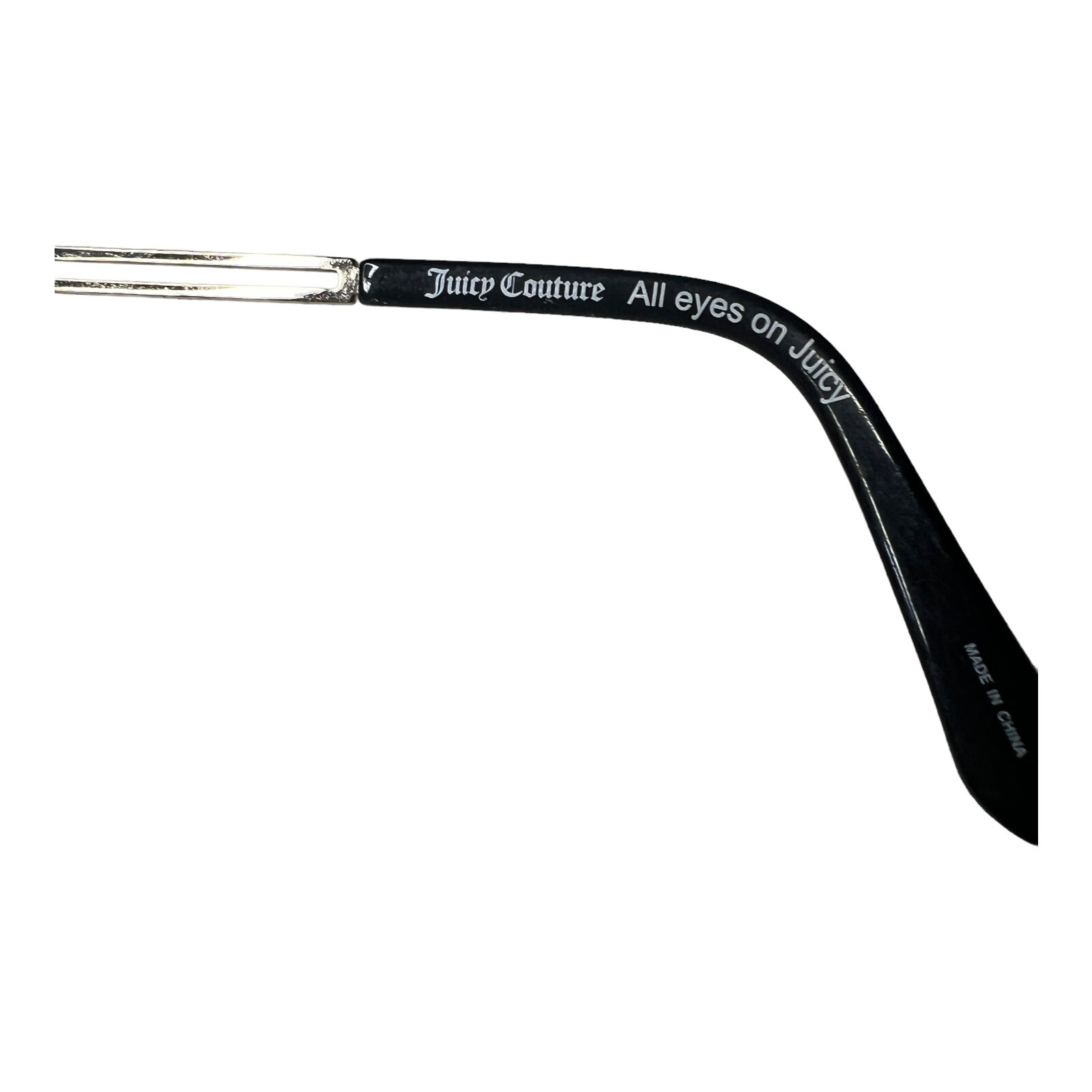 Juicy Couture JU 221 Eyeglasses Frames Black Cat Eye Womens 