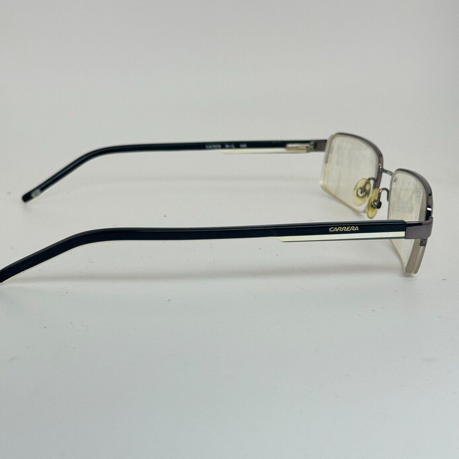 Vintage Carrera Eyeglasses Frames Black Half Rim Glasses Eyewear Frame only Carrera Black Eyeglass Frames for sale | eBay main image 4