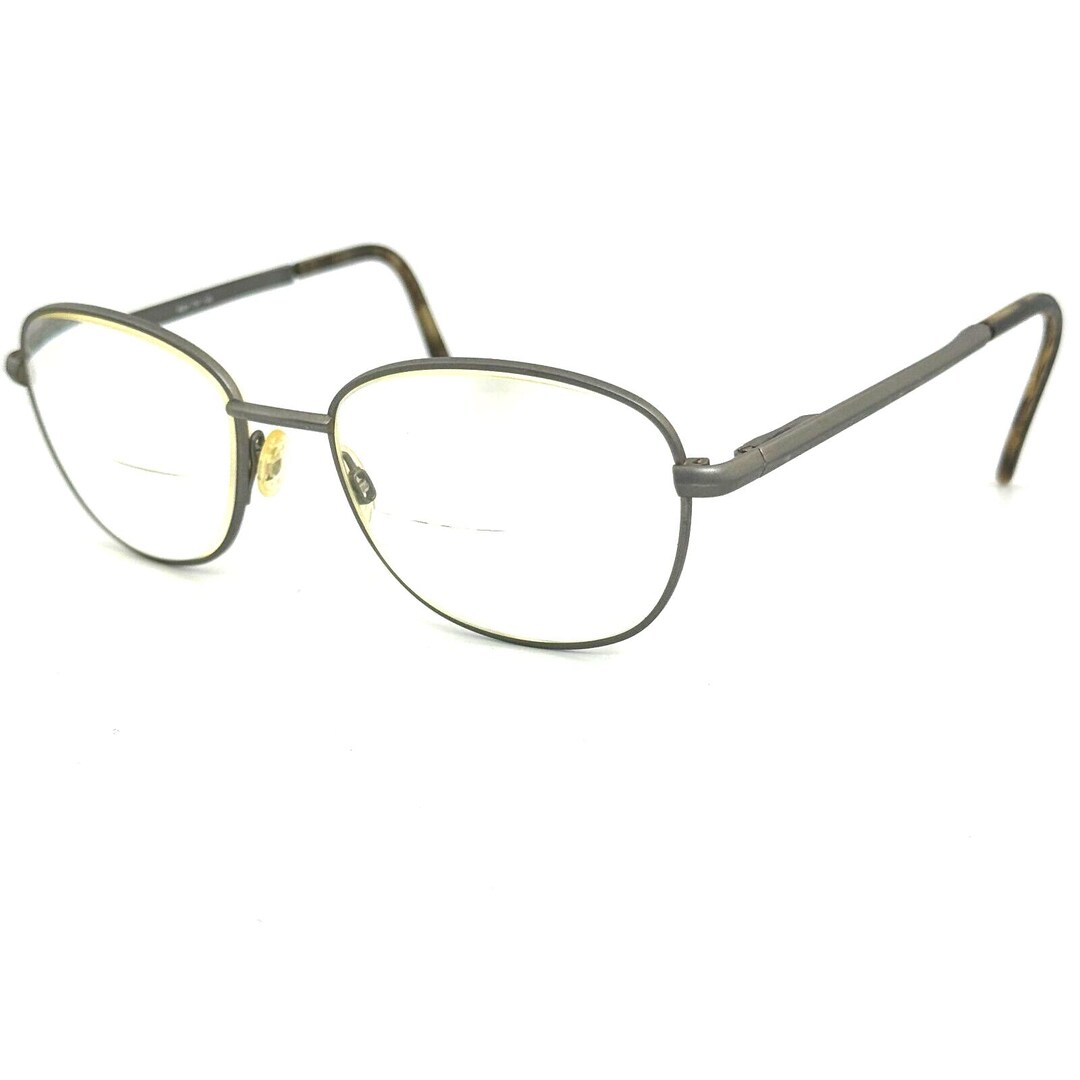 Fratelli Lozza Fratelli Lozza Ivy Silver Brown Eyeglasses Frames Round Full Rim H14284 ...