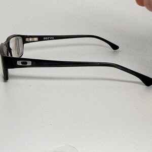 Oakley Servo OX1066-0555 Eyeglasses Satin Steel Black Rectangular Frames 140 image 2