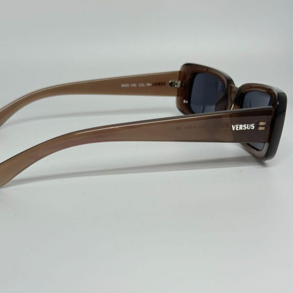 Versus Brown Rectangular Glasses Gray Lens Italy … - image 4