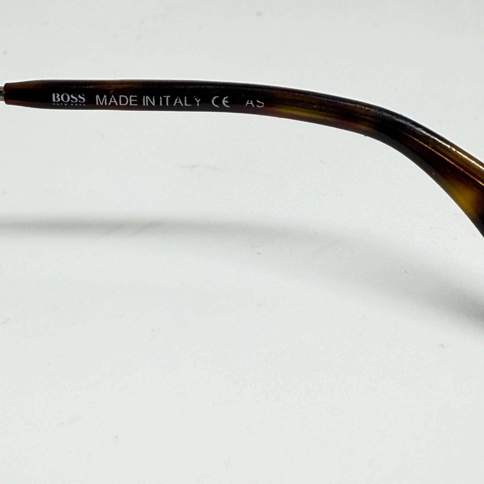 Hugo Boss 0518 Eyeglasses Frames Brown Tortoise Full Rim 145  display picture 2