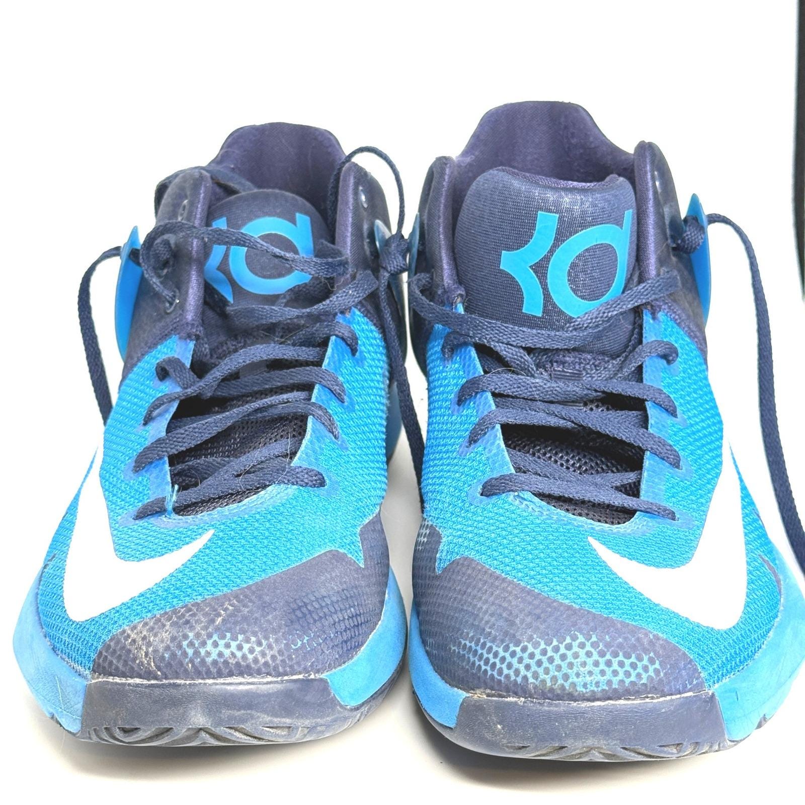 Nike KD Trey 5 IV Mens Basketball Shoes Blue White‎ 744671-410 Size 10.5 Nike KD Trey 5 IV Photo Blue for Sale | Authenticity  main image 3